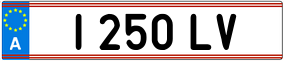 Truck License Plate